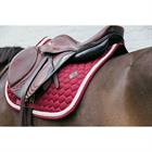 Schabracke Plaited Cord Jumping Kentucky Dunkelrot