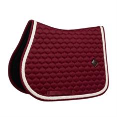 Schabracke Plaited Cord Jumping Kentucky Dunkelrot