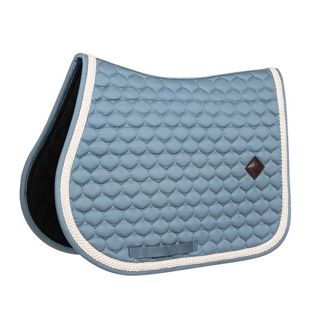 Schabracke Plaited Cord Jumping Kentucky Hellblau