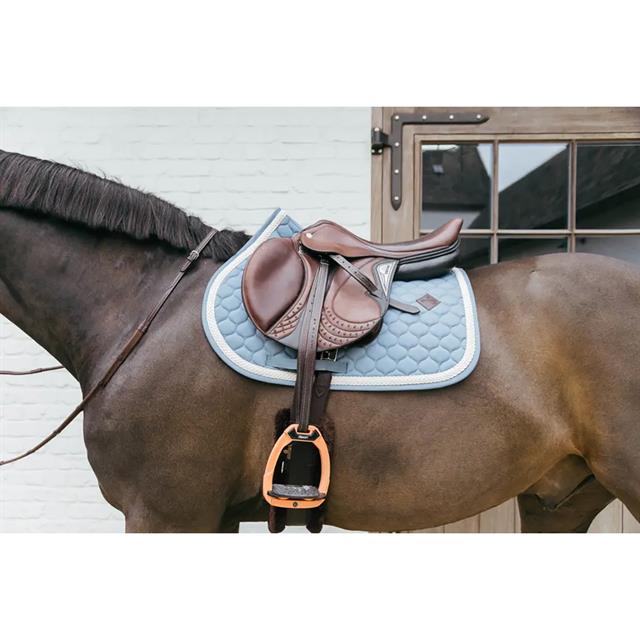 Schabracke Plaited Cord Jumping Kentucky Hellblau