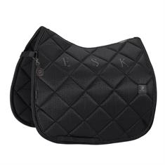 Schabracke Platinum Glossy Bit Dressur Eskadron Schwarz