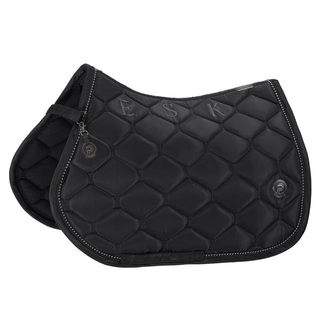 Schabracke Platinum Highgloss Pearls Vielseitigkeit Eskadron Schwarz