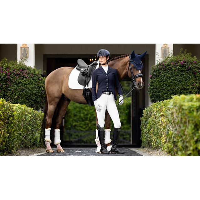 Schabracke Prosorb Plain 2 Pocket Dressur LeMieux Weiß