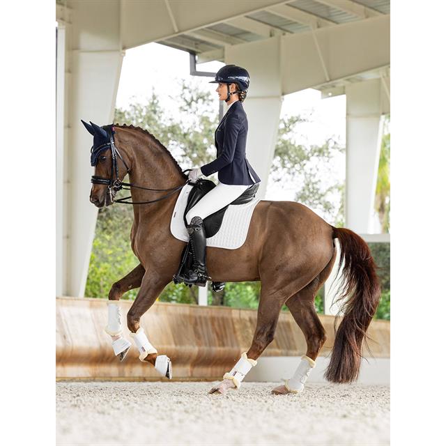Schabracke Prosorb Plain 2 Pocket Dressur LeMieux Weiß