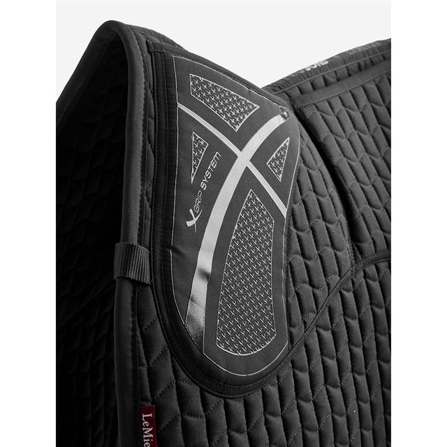 Schabracke Prosorb Plain 2 Pocket Gp Square LeMieux Schwarz