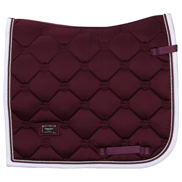 Schabracke Purple White Edge Equestrian Stockholm Lila