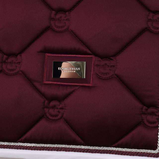 Schabracke Purple White Edge Equestrian Stockholm Lila