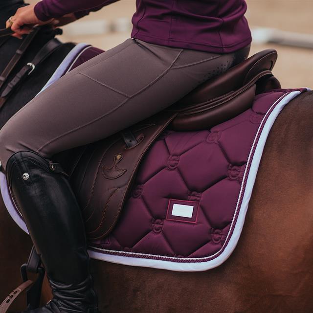 Schabracke Purple White Edge Equestrian Stockholm Lila