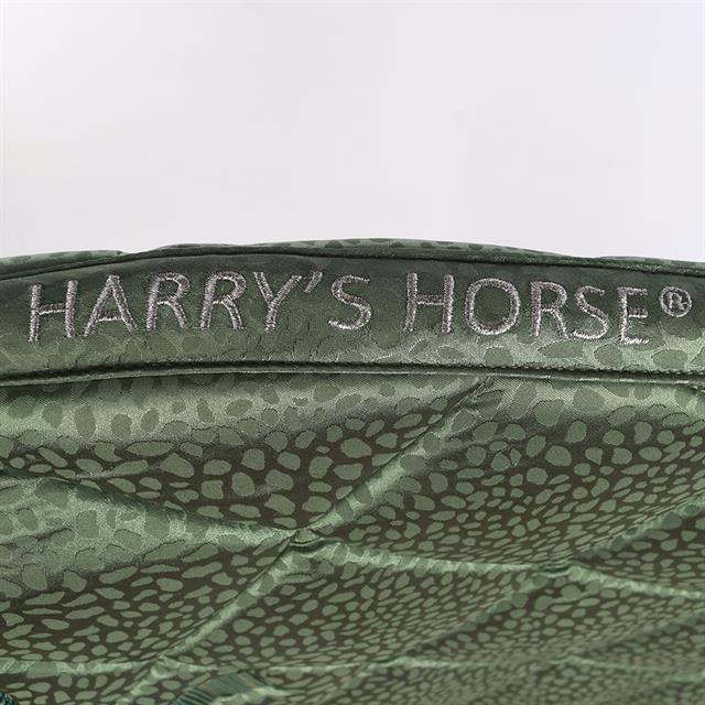 Schabracke Reverso Leopard Harry's Horse Grün