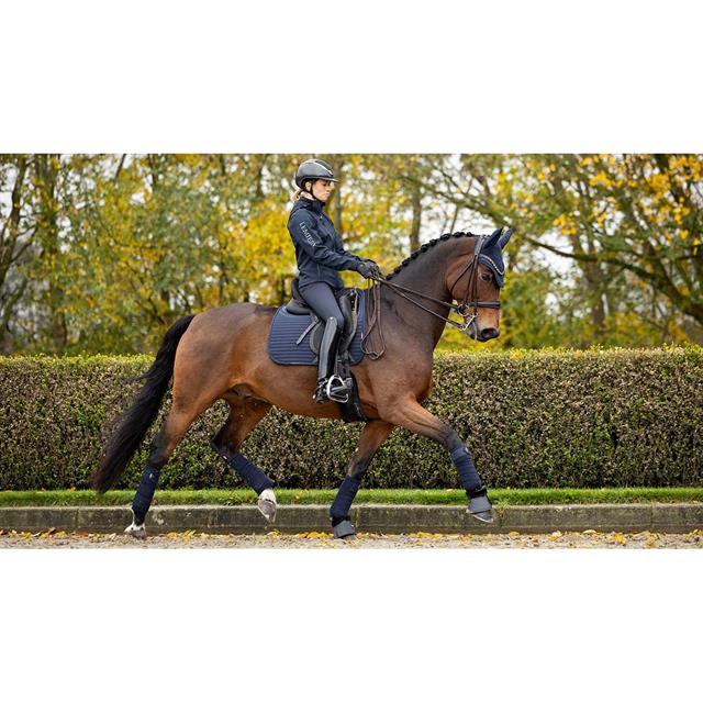 Schabracke Soft Shell Anti Slip Dressur LeMieux Dunkelblau