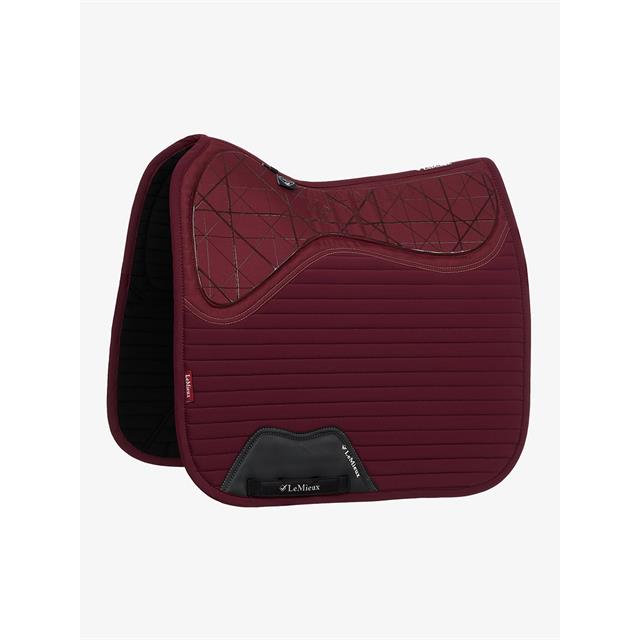 Schabracke Soft Shell Anti Slip Dressur LeMieux Dunkelrot