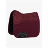 Schabracke Soft Shell Anti Slip Dressur LeMieux Dunkelrot