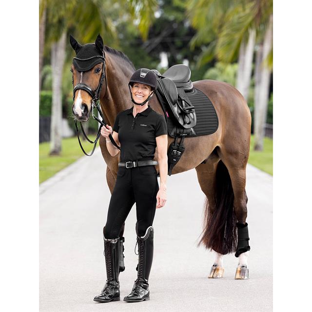 Schabracke Soft Shell Anti Slip Dressur LeMieux Schwarz
