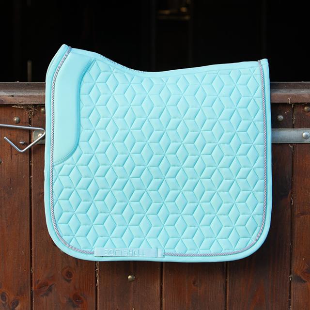 Schabracke Softshell Dressur Harry's Horse Hellgrün