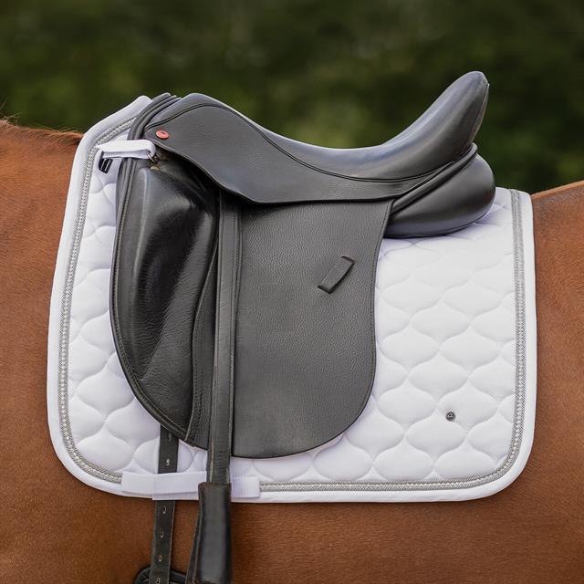 Schabracke Sparkle Dressur QHP Weiß