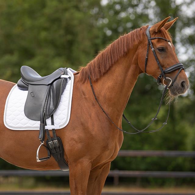 Schabracke Sparkle Dressur QHP Weiß