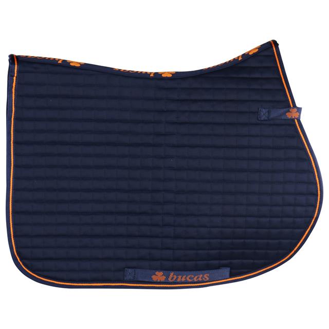 Schabracke Therapy Bucas Dunkelblau-Orange