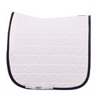 Schabracke Twill Dressur Anky Weiß-Dunkelblau