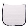 Schabracke Twill Dressur Anky Weiß-Dunkelblau
