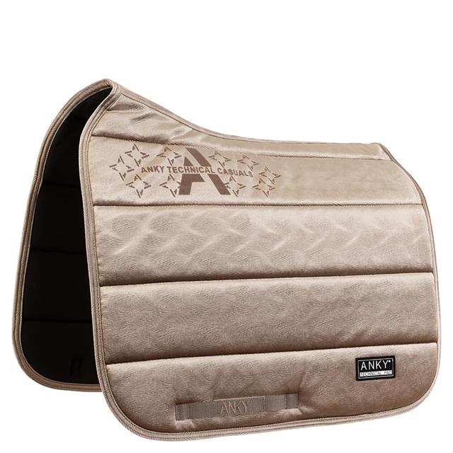 Schabracke Velvet Wave Dressur ANKY Hellbraun