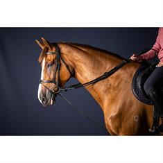 Schlaufzügel New English Huntergrip Dy'on Schwarz