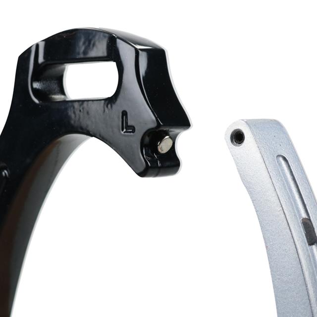 Sicherheitssteigbügel HGTech Horsegear Schwarz-Silber
