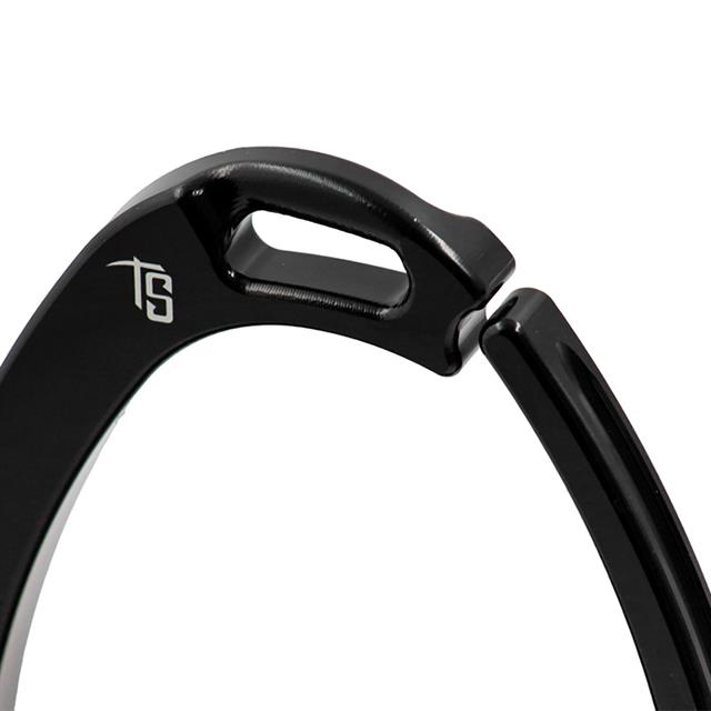 Sicherheitssteigbügel Venice Dressage Sloped Tech Stirrups Schwarz