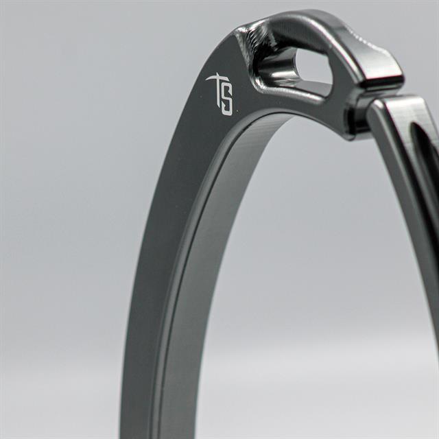 Sicherheitssteigbügel Venice Dressage Sloped Tech Stirrups Schwarz