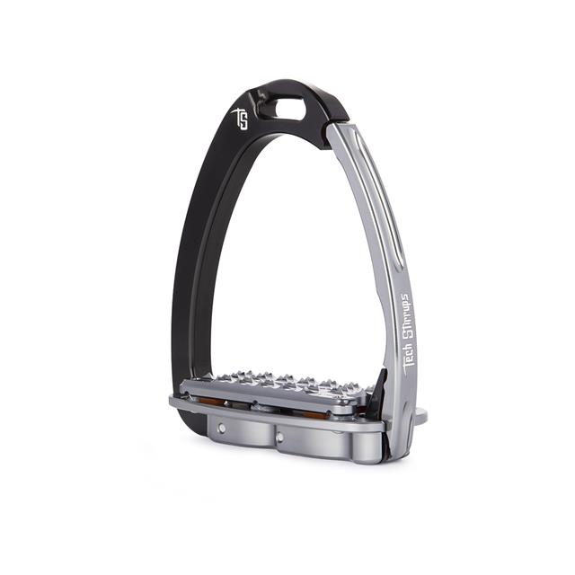 Sicherheitssteigbügel Venice Evo Plus Tech Stirrups Schwarz-Grau