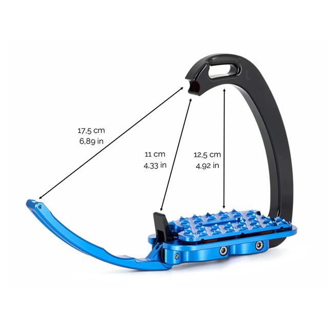 Sicherheitssteigbügel Venice Evo Plus Tech Stirrups Schwarz-Schwarz