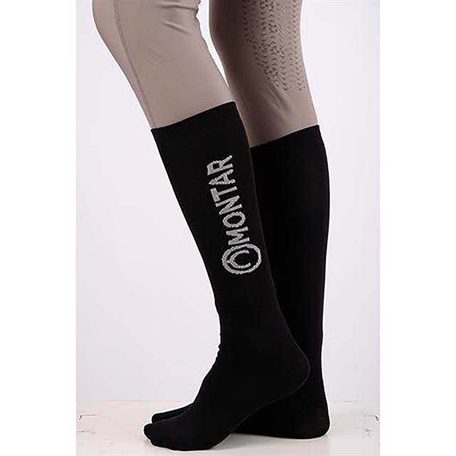 Socken Logo Uni Montar Schwarz