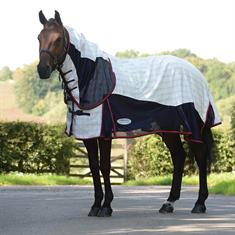 Sommerdecke Breeze III Combo Neck WeatherBeeta Blau-Weiß