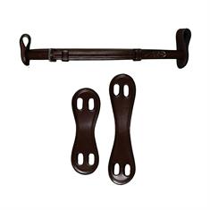 Sperrriemen mit 2 abnehmbaren Befestigungsschlaufen US Collection Dy'on Braun