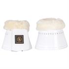 Springglocken Glamour Lacquer Sheepskin BR Weiß