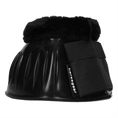 Springglocken Gummi mit Fell HORSEGEAR Schwarz