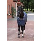Stalldecke Show-Line 150 g Bucas Dunkelblau-Grau