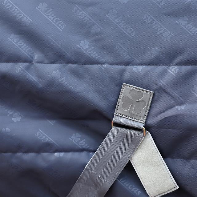 Stalldecke Show-Line 150 g Bucas Dunkelblau-Grau