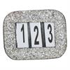 Startnummer Showtime Glitter HB Schwarz-Silber