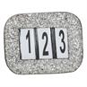 Startnummer Showtime Glitter HB Schwarz-Silber