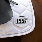 Startnummernhalter Quick-Pin 4 Nummern Eskadron Weiß