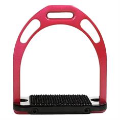 Steigbügel Color Aluminium Deluxe Pink-Schwarz