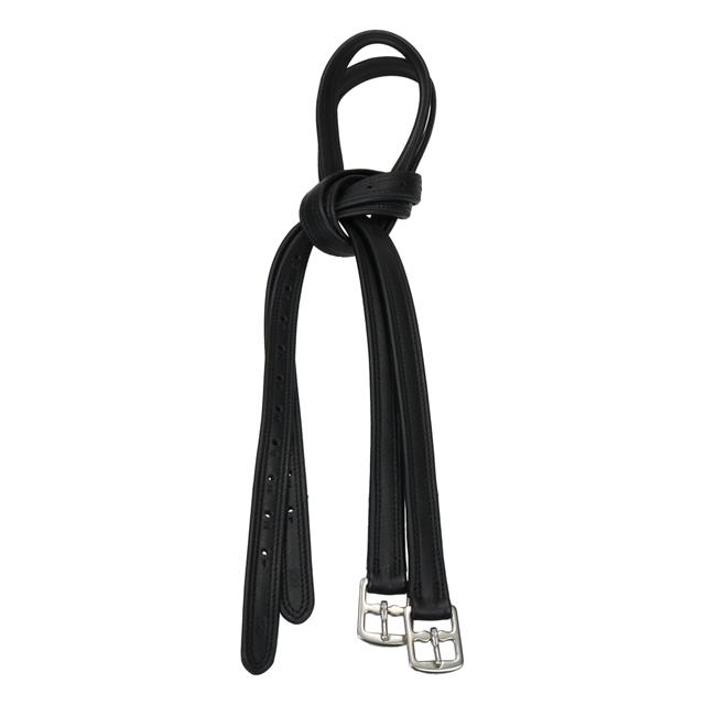 Steigbügelriemen HGLuxe Soft Leder HORSEGEAR Schwarz