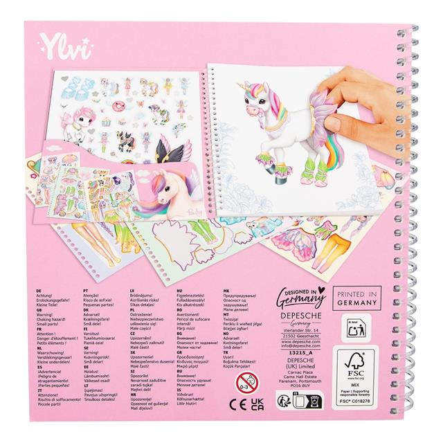 Stickerbuch Dress Me Up Ylvi Sonstige