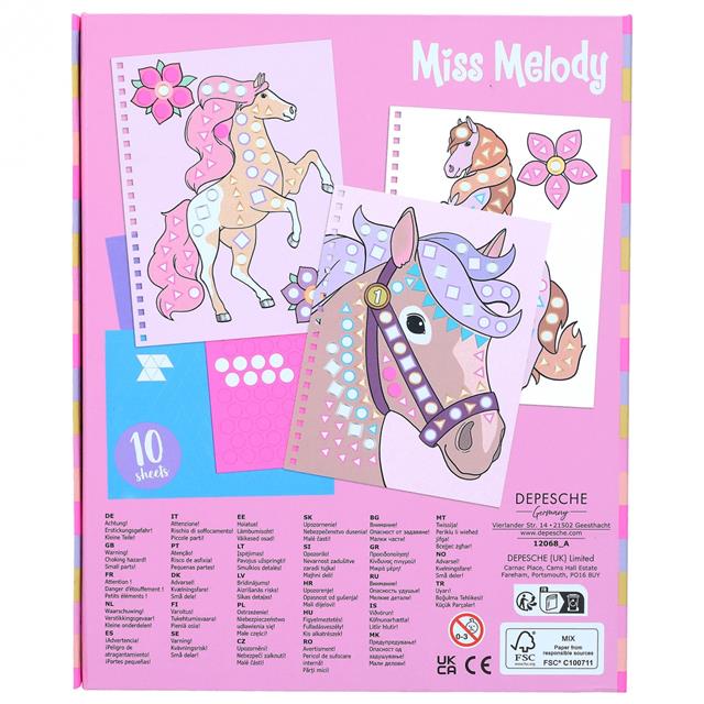Stickerbuch Sticker Your Picture Miss Melody Sonstige