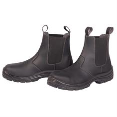 Stiefelette Leder Sicherheitskappe Harry's Horse Schwarz