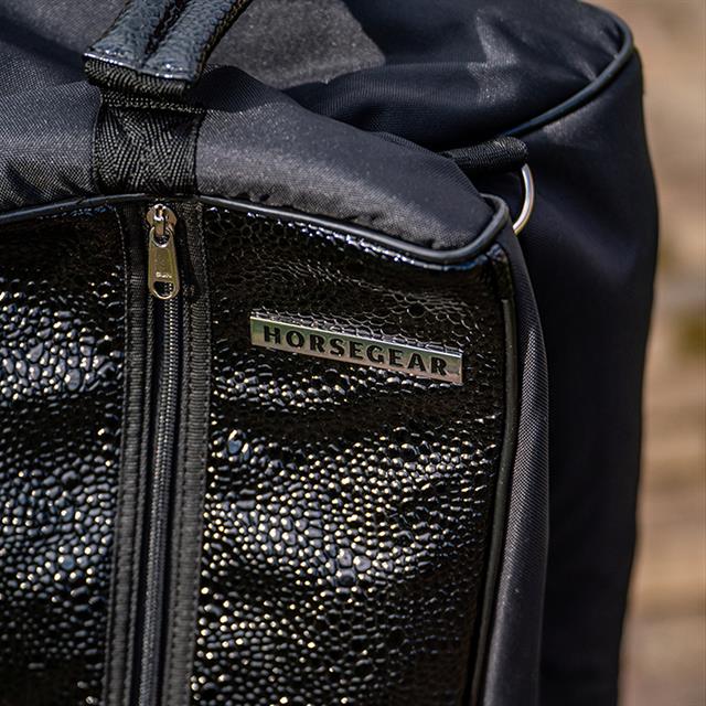 Stiefeltasche HGCroco Patent HORSEGEAR Schwarz