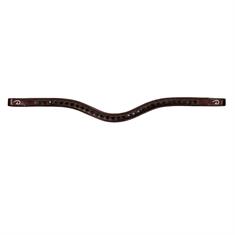 Stirnriemen Black Swarovski V-Shaped New English Collection Dy'on Braun