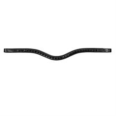 Stirnriemen Black Swarovski V-Shaped New English Collection Dy'on Schwarz