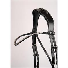 Stirnriemen Crystal Montar Schwarz-Silber