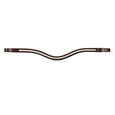 Stirnriemen Double White Swarovski V-Shape New English Collection Dy'on Braun